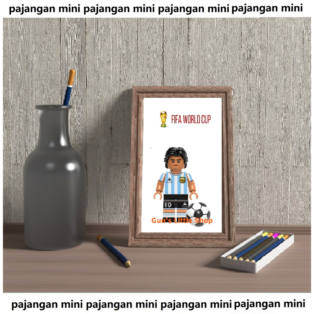 Pajangan Mini - Various Figure Soccer Player MARADONA minifigs tanpa dus