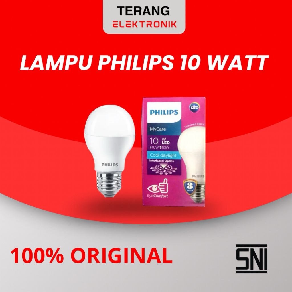Lampu Philips 10 Watt