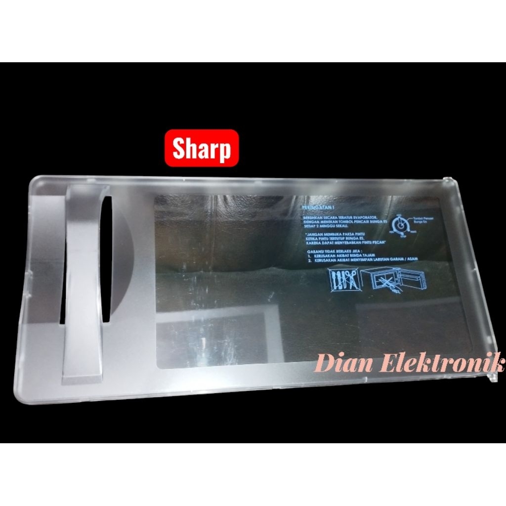 TUTUP FREZER KULKAS SHARP 1 PINTU SJ-N192 /SJ-N182 original