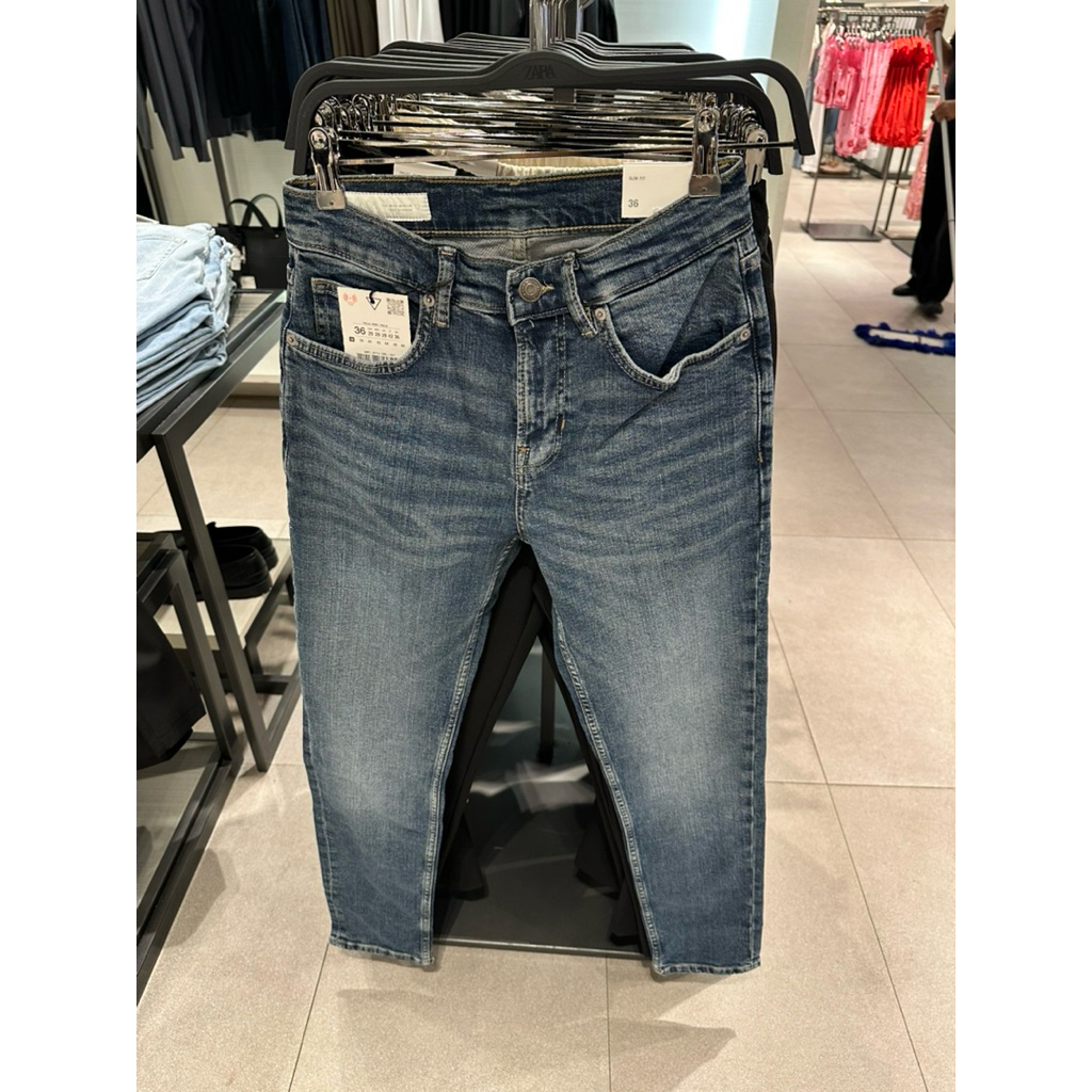 Celana Jeans Slim Fit Pria Cowok Zara