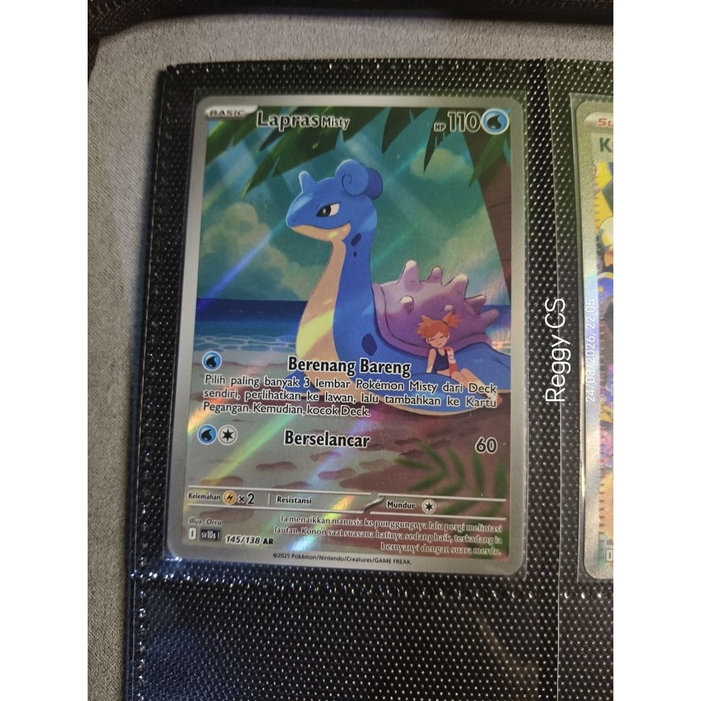 Lapras Misty AR POKEMON SET KEHADIRAN JUARA