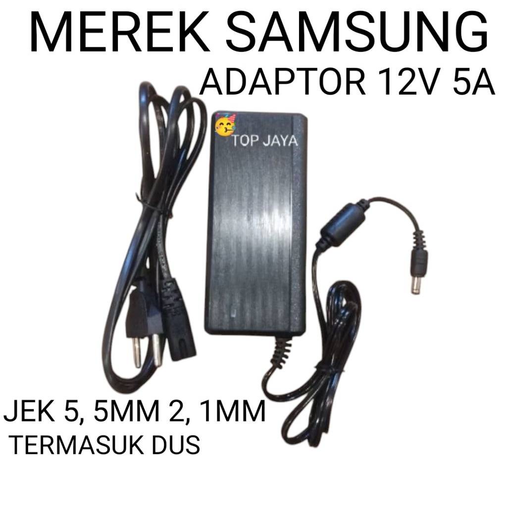 adaptor 12v 5a murni adaptor 12V DC 5A