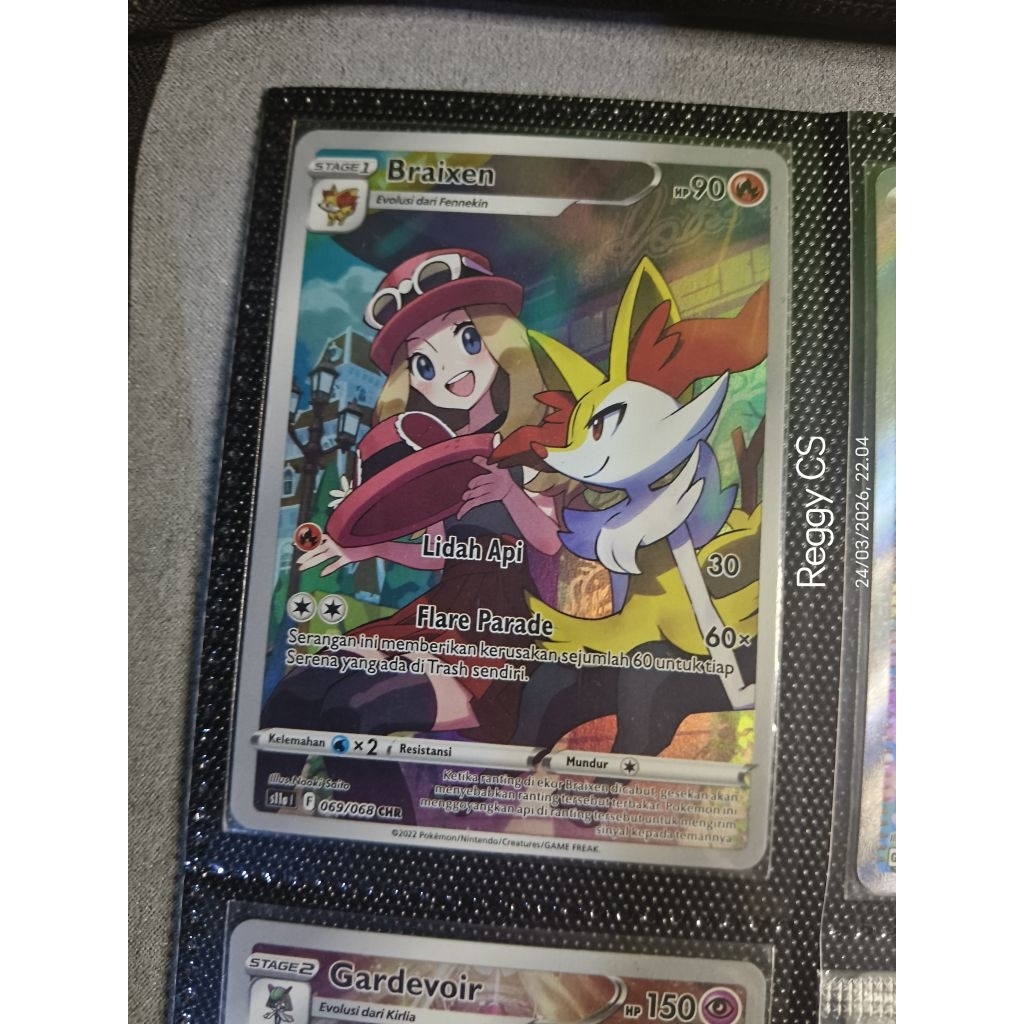 Braixen CHR POKEMON SET ARKANA MEMUNCAK