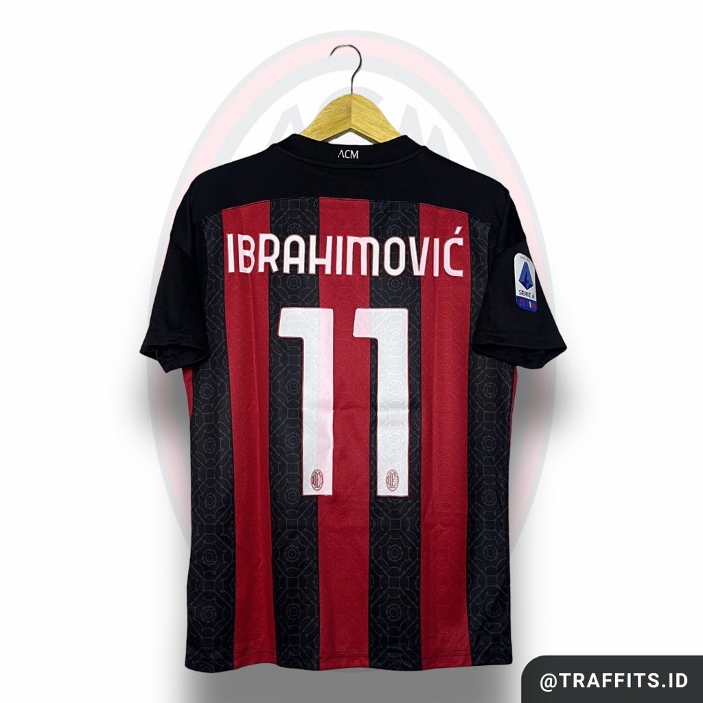 Jersey AC Milan Home 20/21 Zlatan Ibrahimovic Original Size S