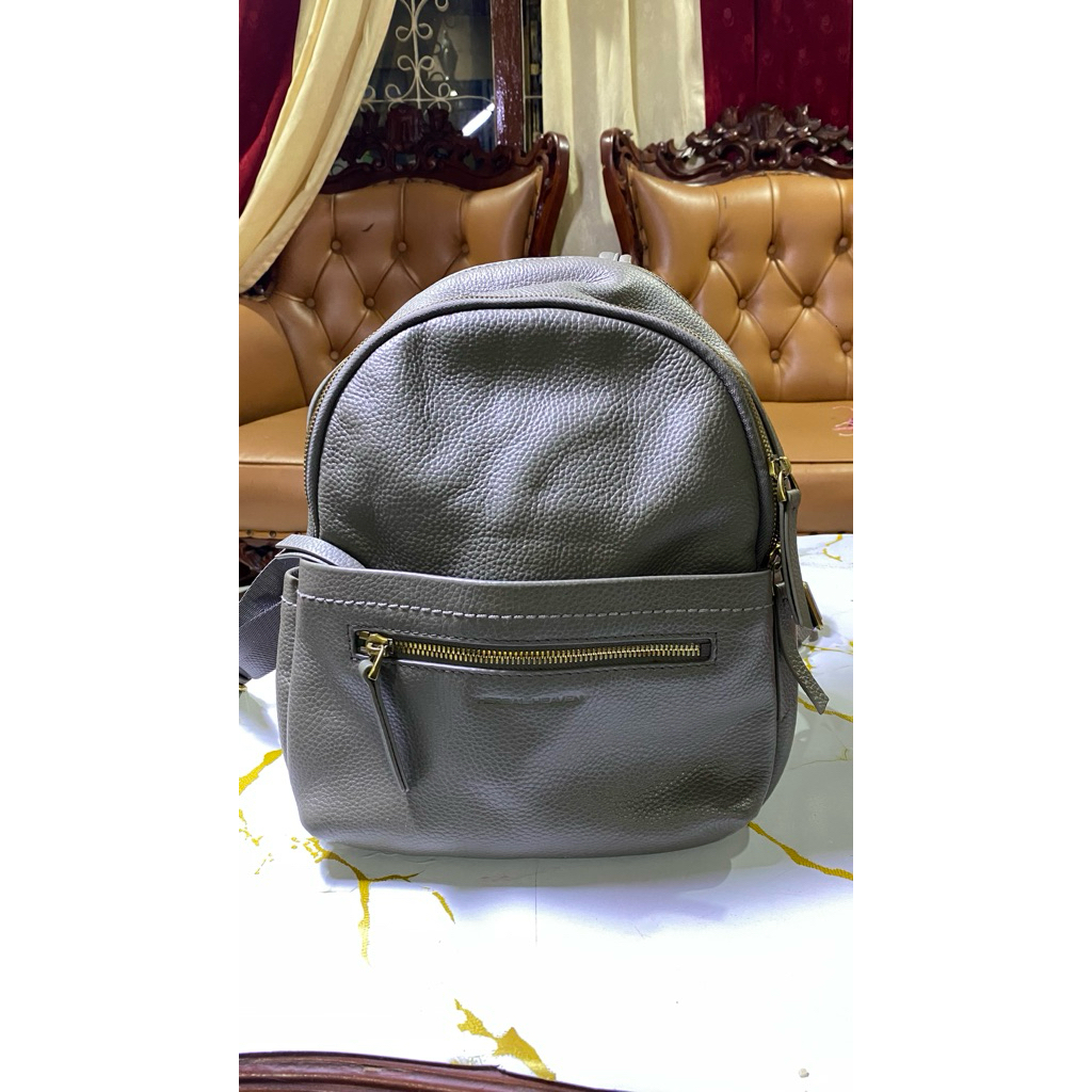 preloved ransel kulit asli