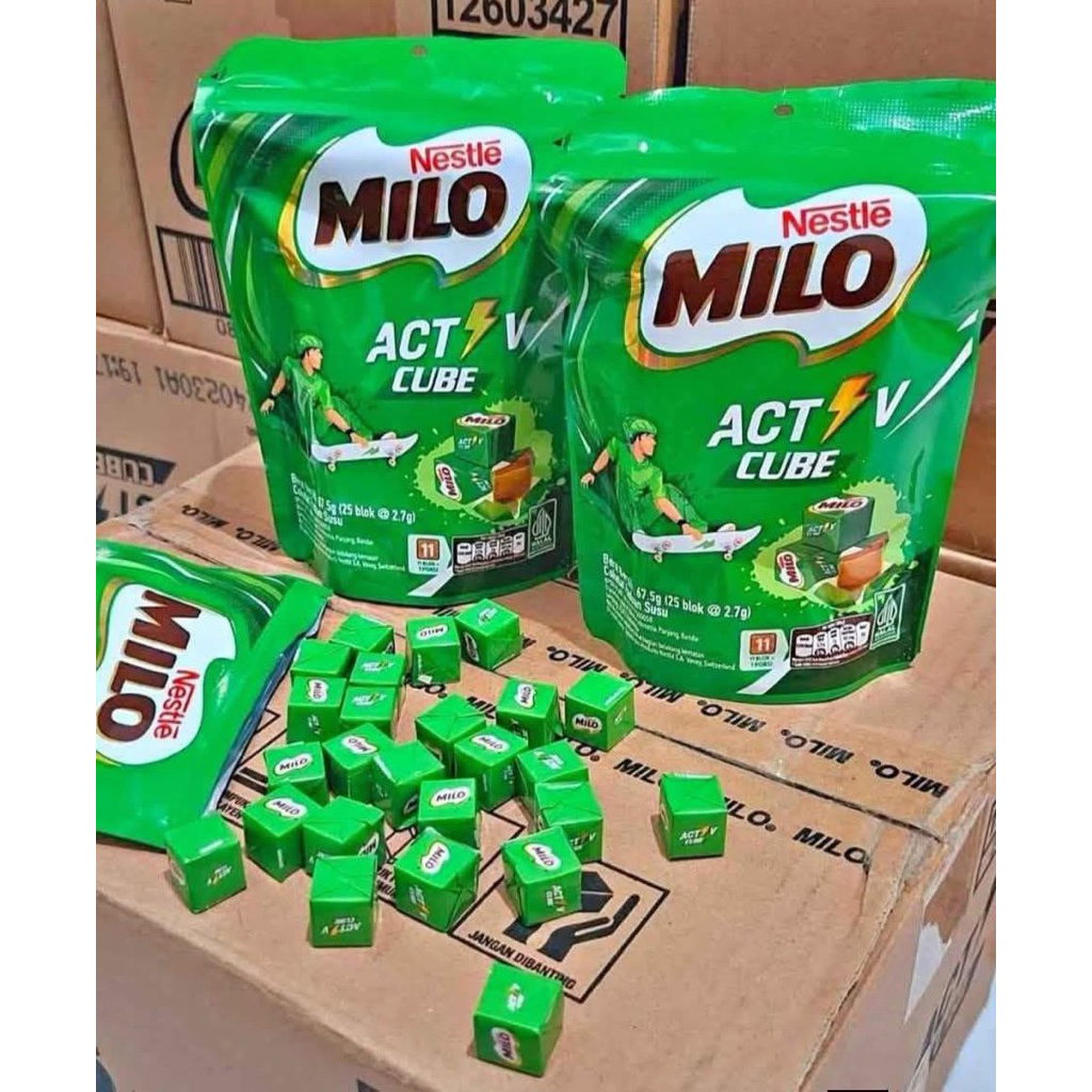 MILO CUBE ACTIVE GO 25PCS ORIGINAL MALAYSIA