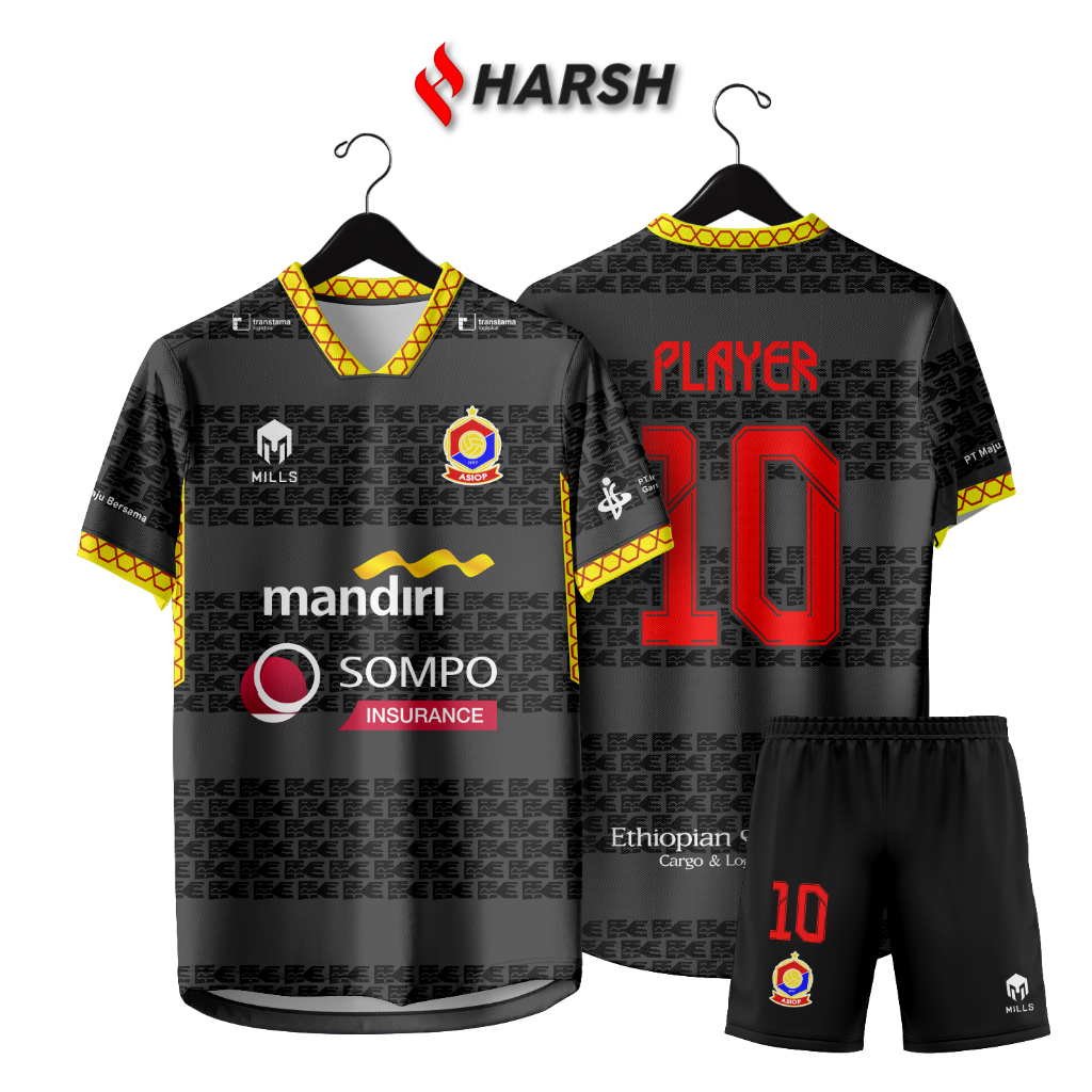 NEW - JERSEY FUTSAL ASIOP FULL PRINTING BEBAS CUSTOM DESIGN (BISA SATUAN) H174-M15-SVB