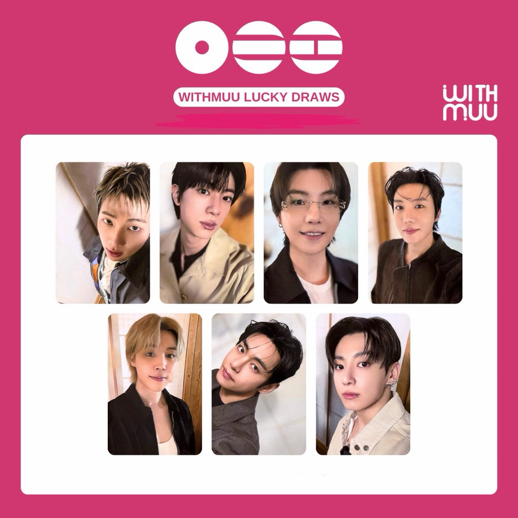[ALBUM & PHOTOCARD ARIRANG BTS] PC LD ARIRANG BTS / LD WITHMUU / LD WEVERSE / LD MUSIC KOREA / PC TA