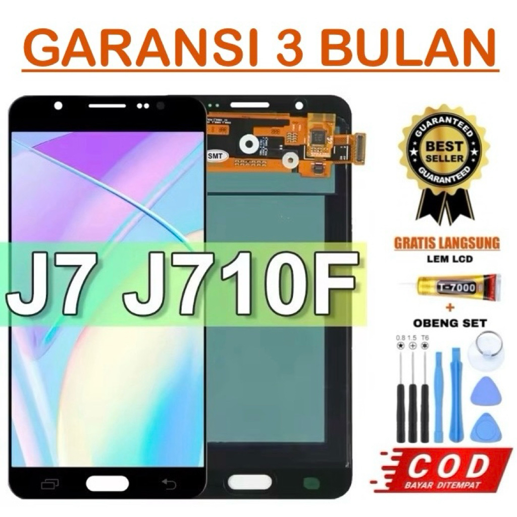 {ORIGINAL} LCD SAMSUNG GALAXY J7 2016 / J710 / J710F FULLSET