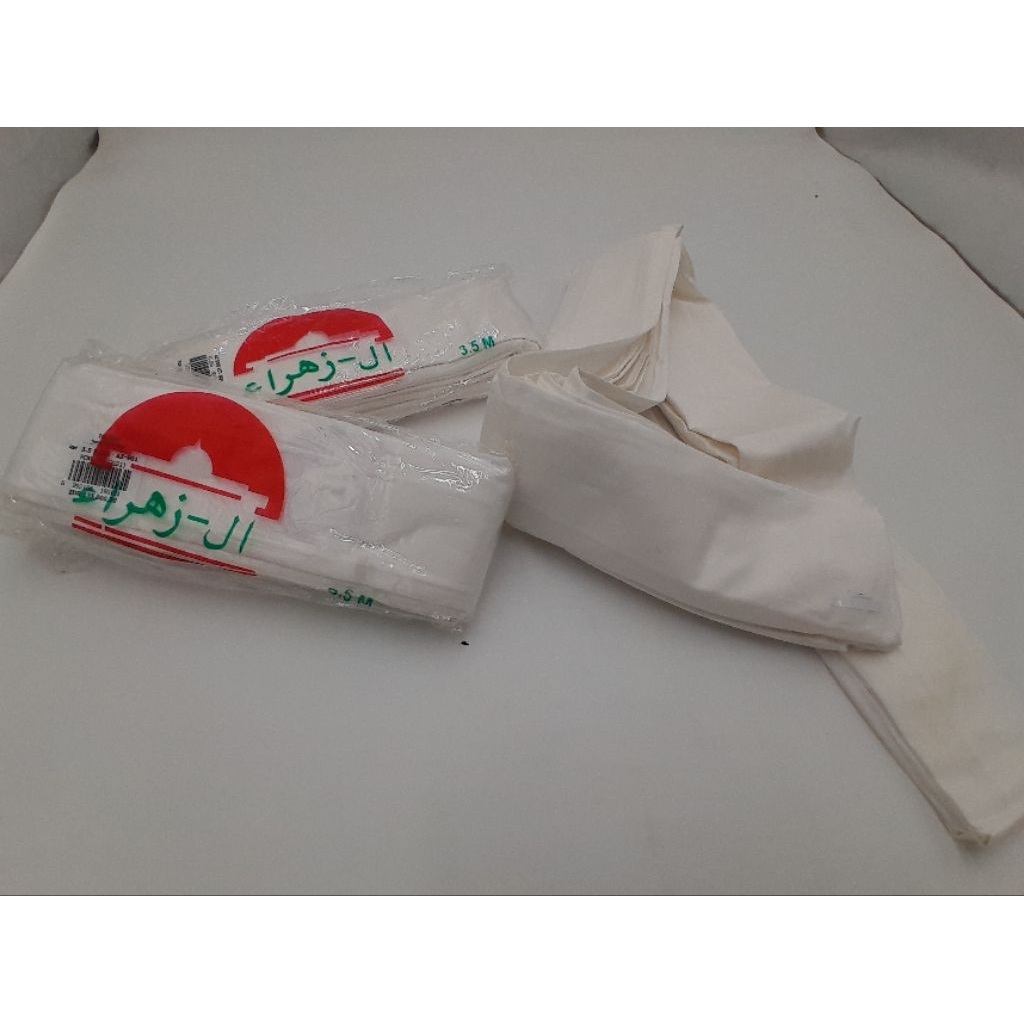 Imamah Al zahra Husus putih 3,5 Meter