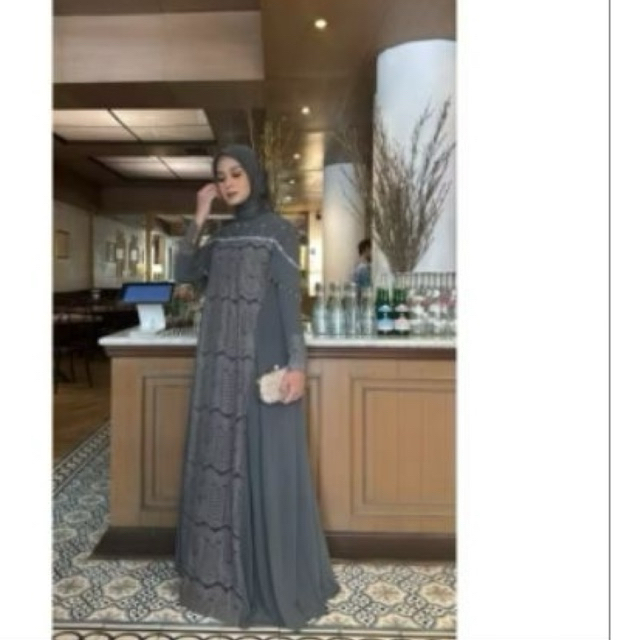 javina_official  hamidah dark grey xl