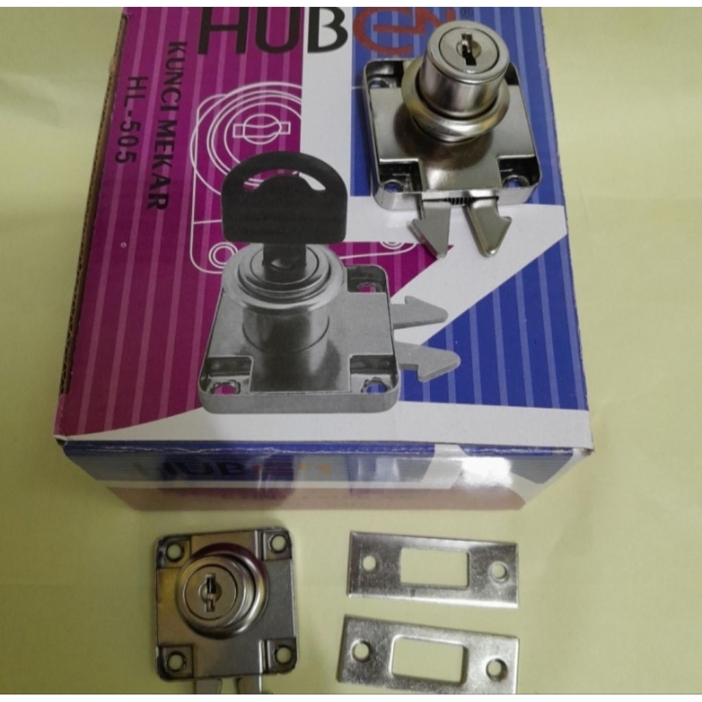 Kunci Lemari Sliding HL 505 HUBEN / Kunci Laci Sliding Mekar