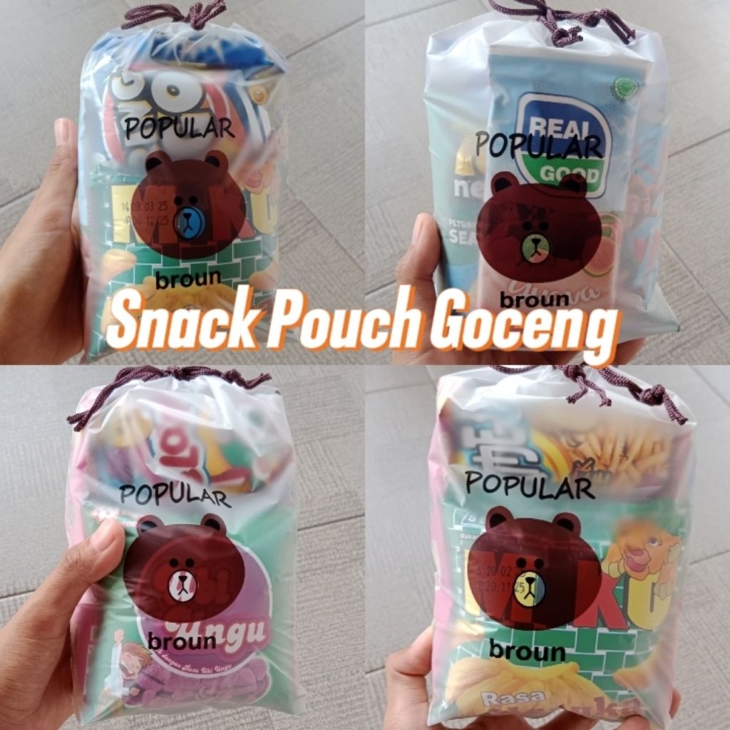 Snack Pouch | Snack Ulang Tahun | Bingkisan Ultah Anak | Hampers Jajan Ultah