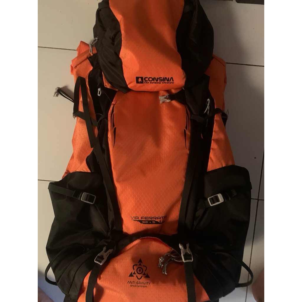 Consina via ferrata 50+5 L carrot