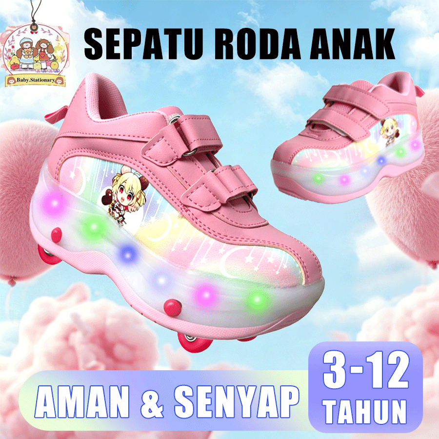 Sepatu Roda Anak Perempuan 4 Roda - Sepatu Roda anak  Sepatu Roda dewasaa