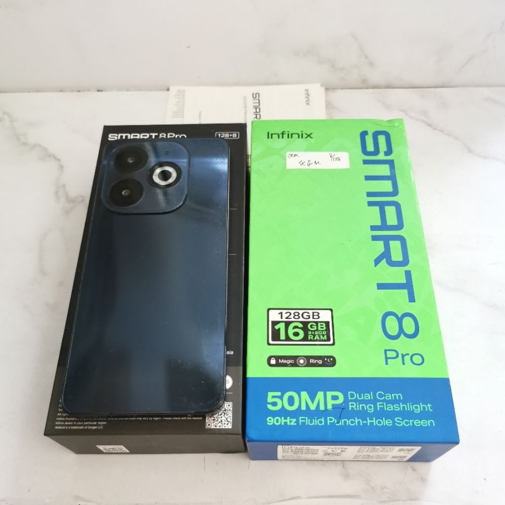 Infinix Smart 8 Pro ram 8GB 128GB Bekas - Garansi Resmi - second