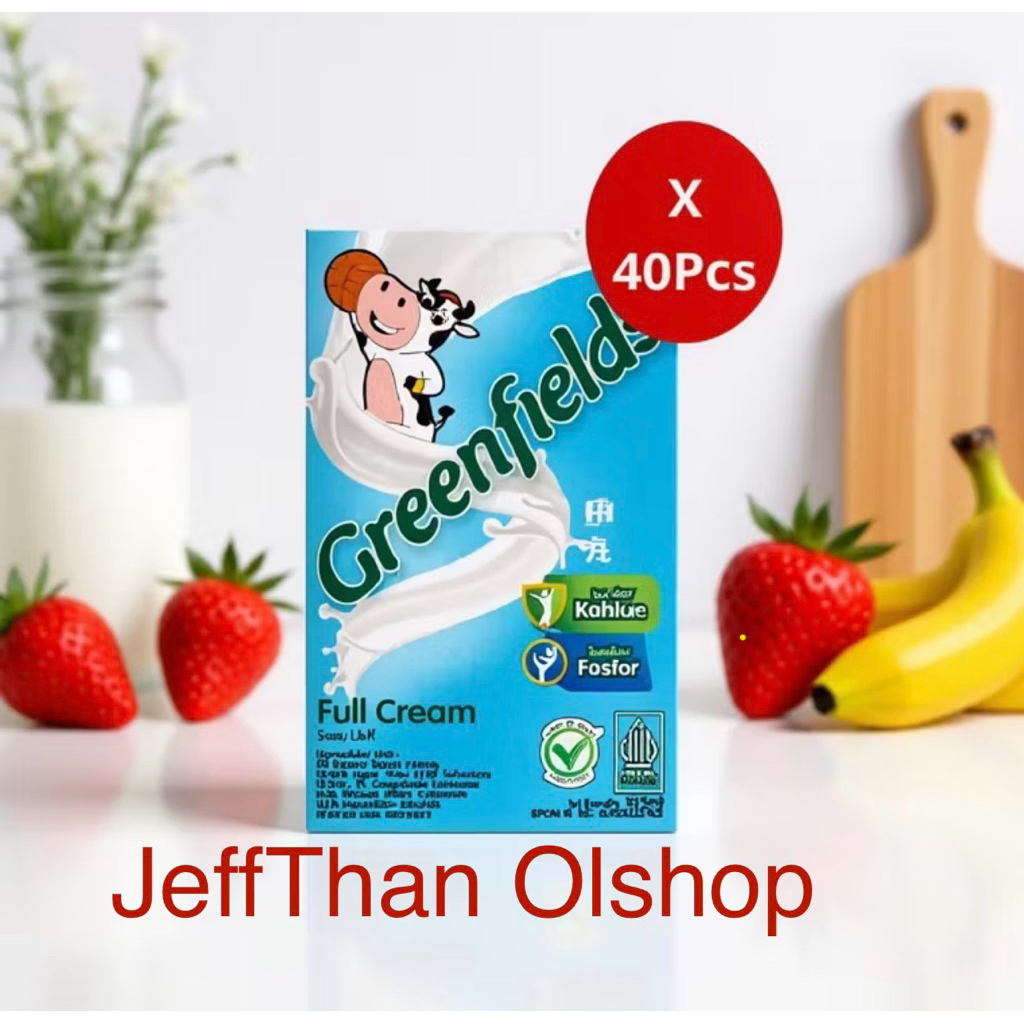 Susu uht Greenfields 105 ml - 40 pcs || Greenfields karton