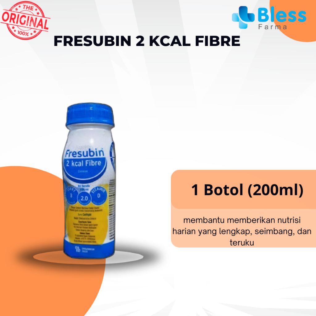 Fresubin 2 Kcal Fibre Rasa Lemon 200 Ml Botol