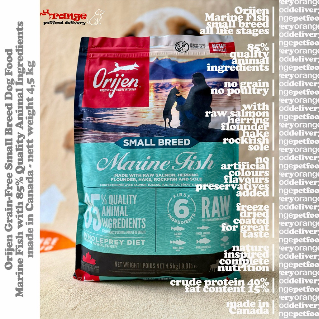 Orijen Marine Fish Grain Free Small Breed All Life Stages Dog 4,5 kg