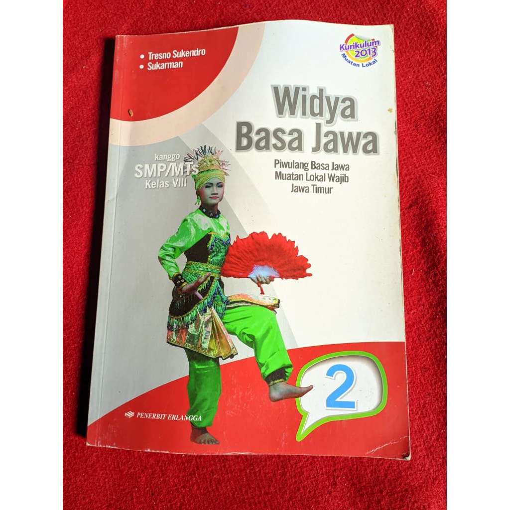 buku widya bahasa jawa, untuk SMP/MTS kelas 8, tresno sukendro & sukarman, penerbit Erlangga.