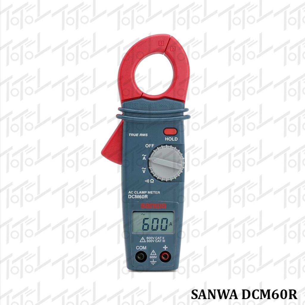 Sanwa DCM60R Clamp Meter AC 600A / Tang Ampere AC 600A Sanwa DCM-60R