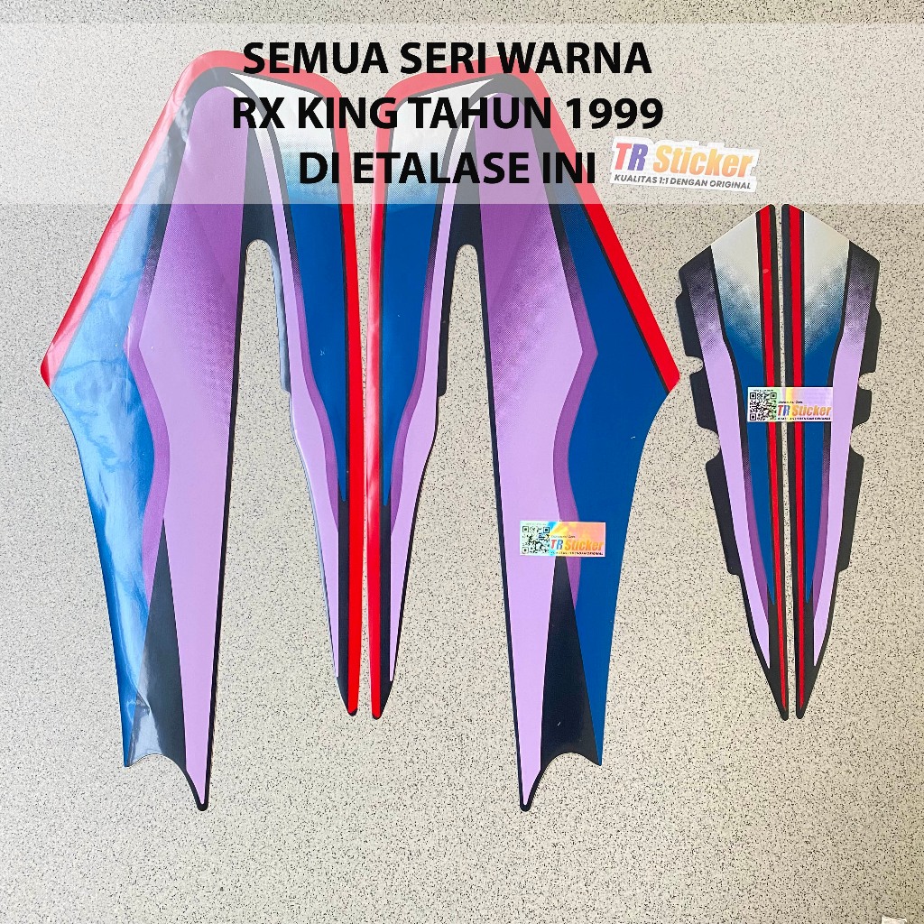 Striping Yamaha RX King 1999 Sticker Lis List Decal Yamaha RX-King 1999 Kualitas Original Laminasi