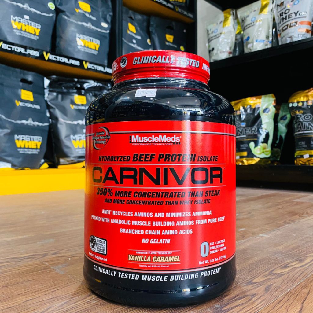 Musclemeds USA CARNIVOR Isolate 4 lbs Beef Protein Iso Whey