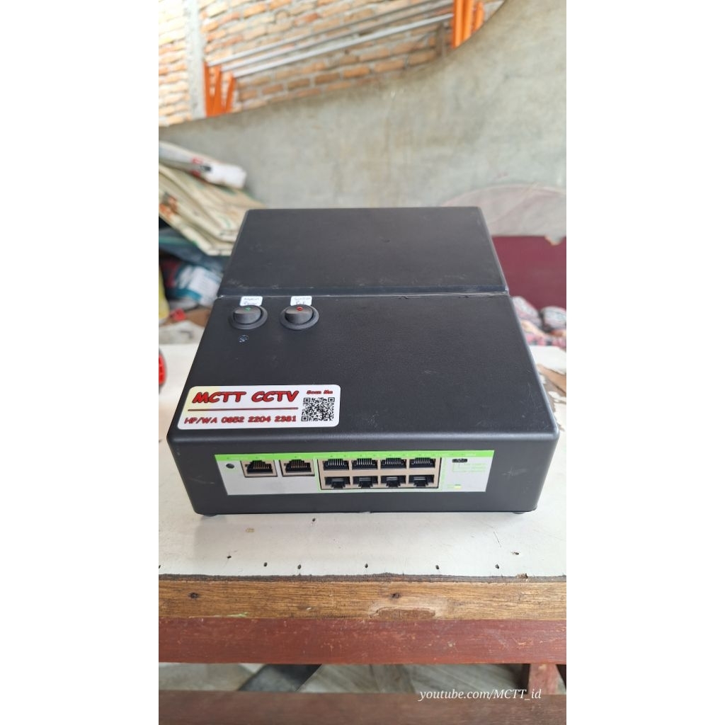 Auto BACKUP CUSTOM KHUSUS CCTV KOMBINASI IP POE | ANTI MATI LAMPU | GARANSI 6 BULAN |  REAL 3 JAM