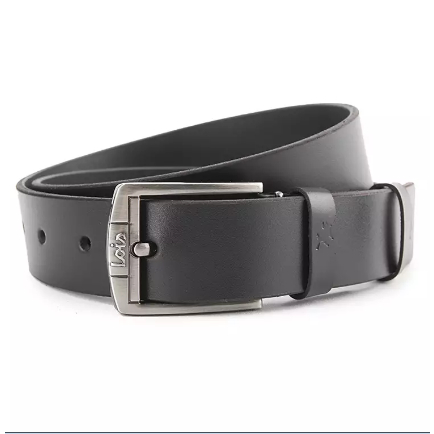 Belt Kulit B467NBL Belt Pria Gesper Ikat Pinggang Sabuk Pria Original Lois Hitam