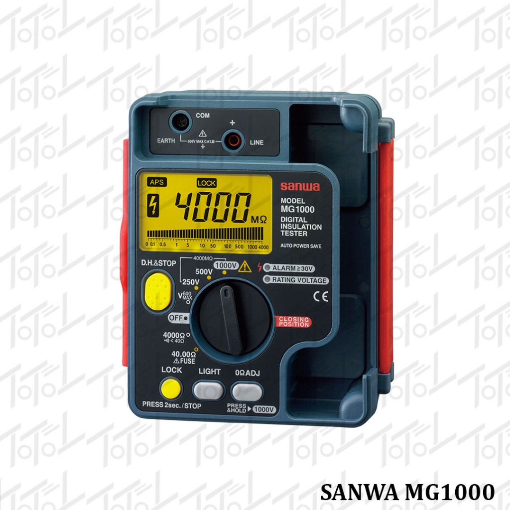 Sanwa MG1000 Insulation Tester 1000V / Megger 1000V Sanwa MG-1000