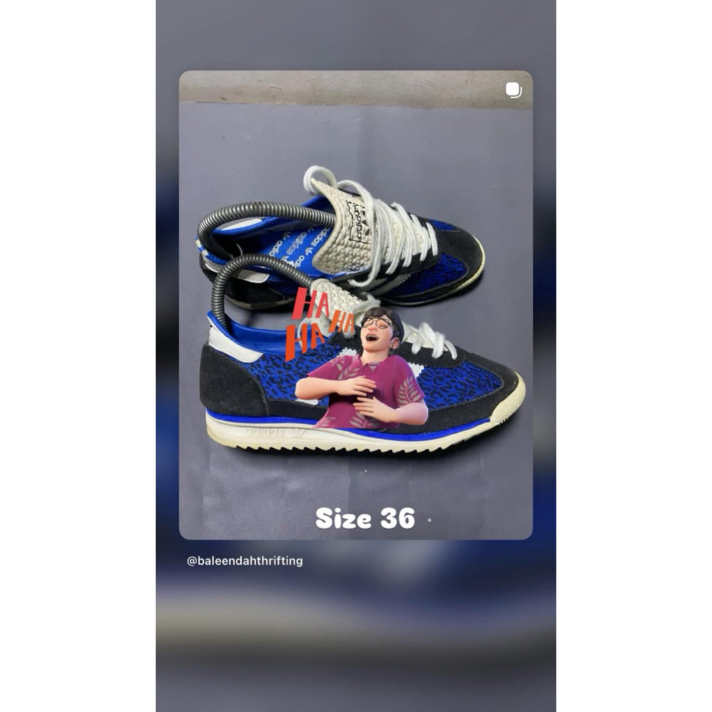 SEPATU ADIDAS SL72 LEOPARD