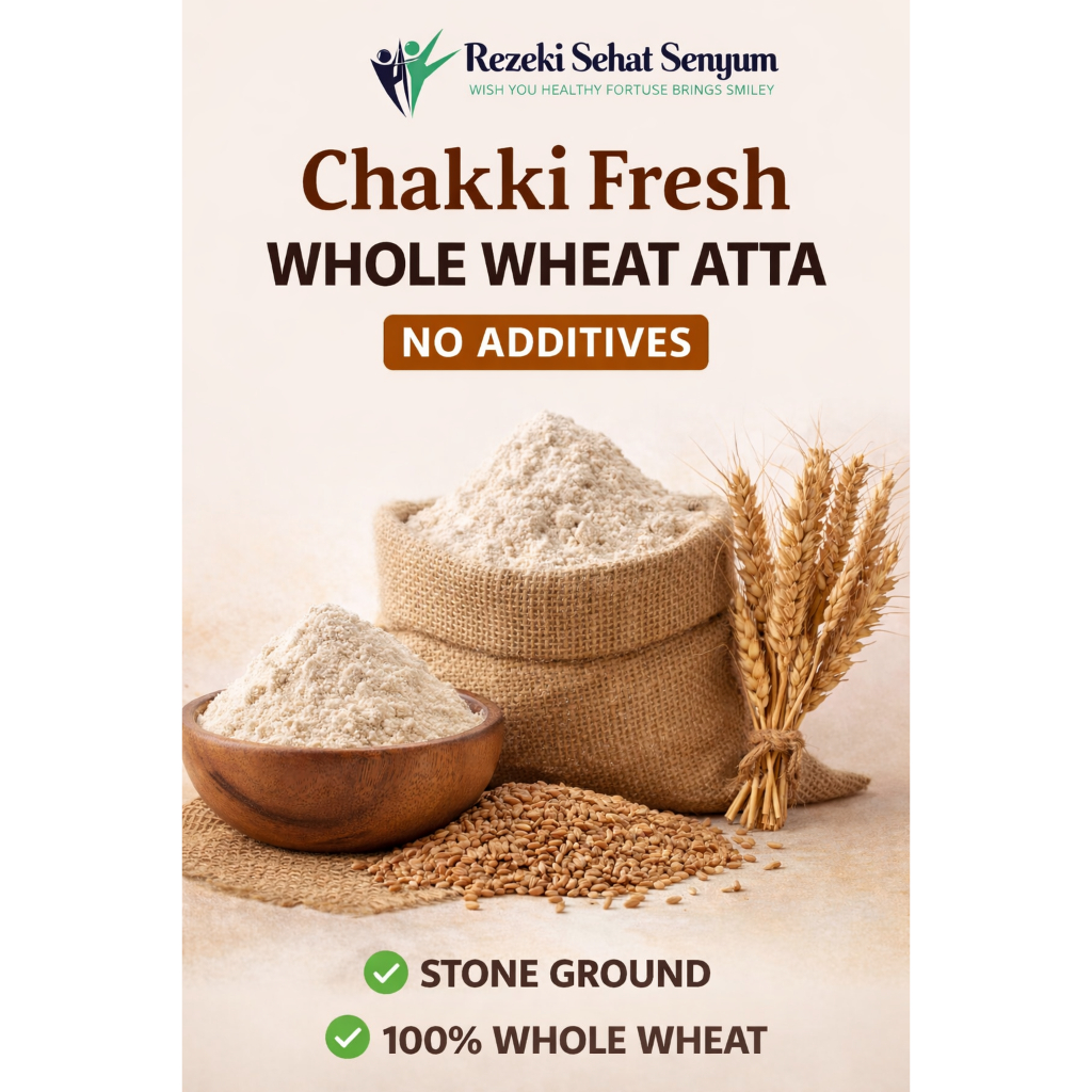Tepung Gandum utuh Whole Wheat Atta