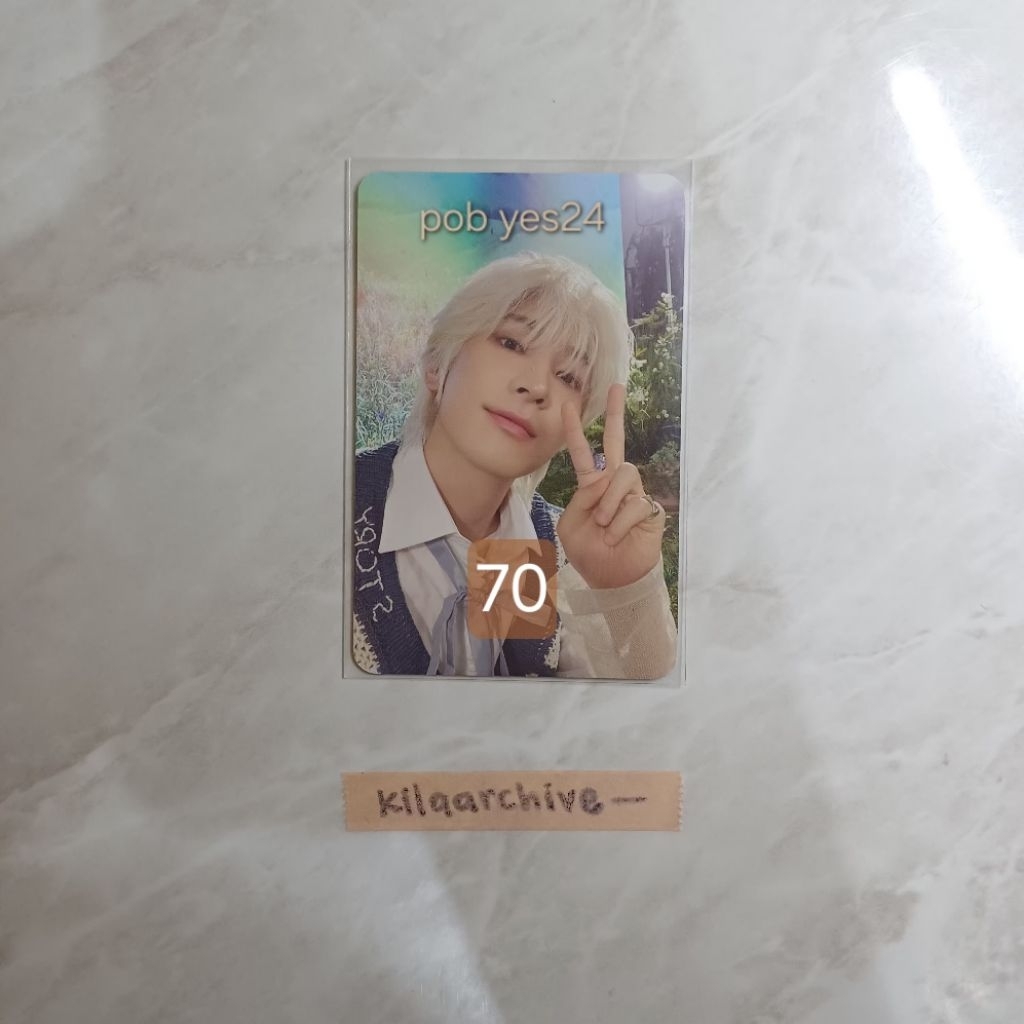 OFFICIAL WONWOO THIS MAN BLONDE BENE YES24 JXW ALBUM SEVENTEEN SVT SEBONG BENEFIT POB