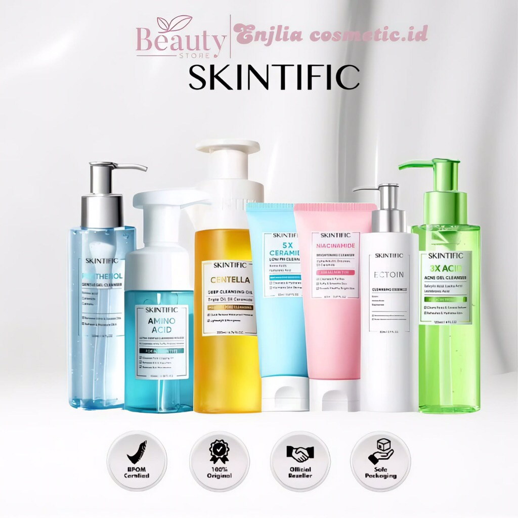 ENJLIA• Skintific Cleanser Series All-in-1 - Pembersih Wajah, Facial Cleanser, Cleansing Oil