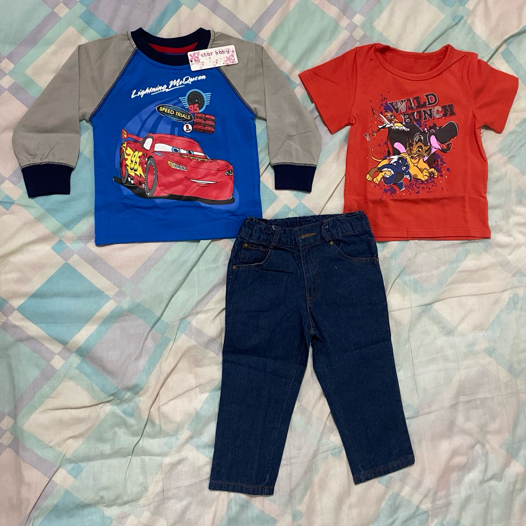 Setelan Anak Cars & Lion King Star Baby (new)