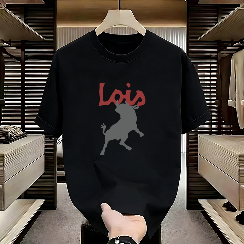 Kaos Pria Kaos lois Kaos Graphic Kaos Lengan Pendek Kaos Hitam Kaos Putih Cotton Combed Street S-5XL