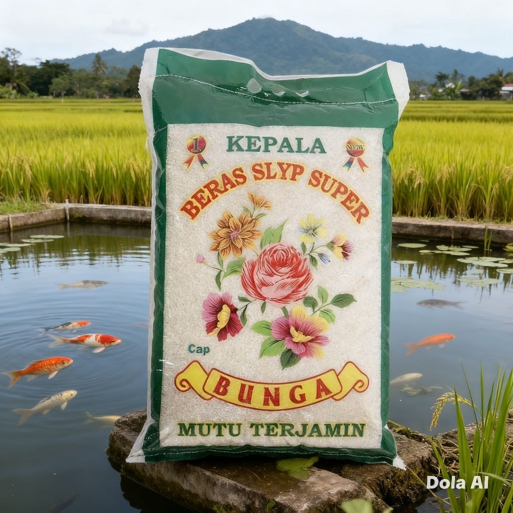 Beras cap bunga 10kg