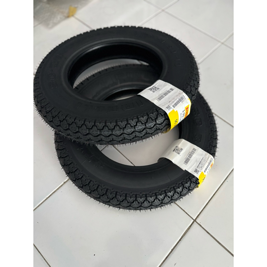 Ban Pirelli 350-10 Ring 10 Vespa Tubeless / Non Tubeless Excel / Exclusive2 / PX / Sprint