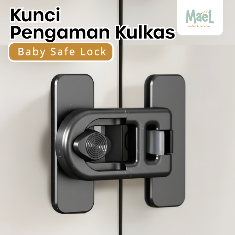 Kunci Kulkas Pengaman Anak Tempel Kunci Lemari Kayu Kunci Kulkas 1 Pintu Magnet Kuat