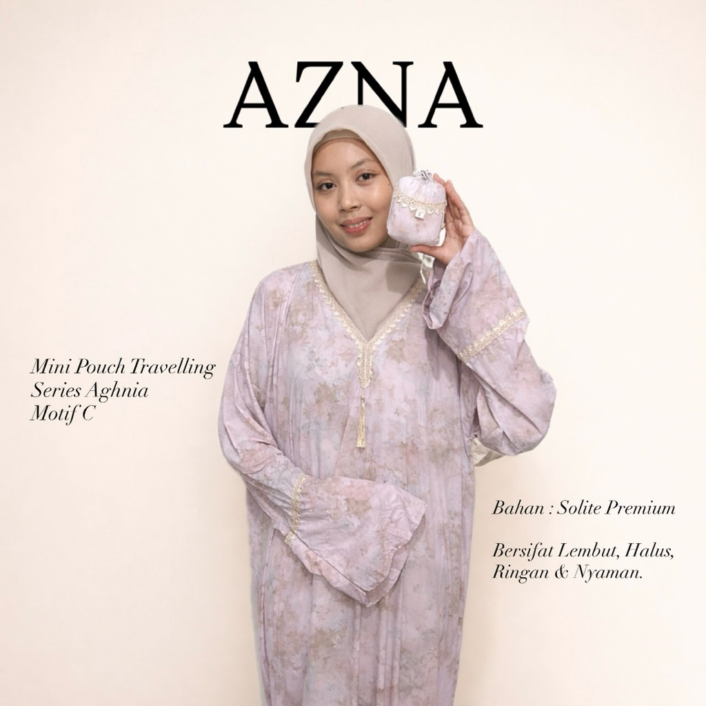 AZNA Mukena Abaya Travelling Mini Pouch Series Aghnia