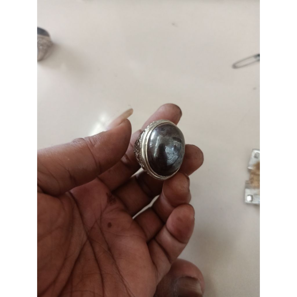 batu badar besi kursani jari 8