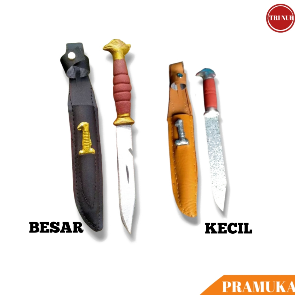 Pisau Belati Pramuka / Belati Pramuka Kecil & Besar / Pisau Bowie