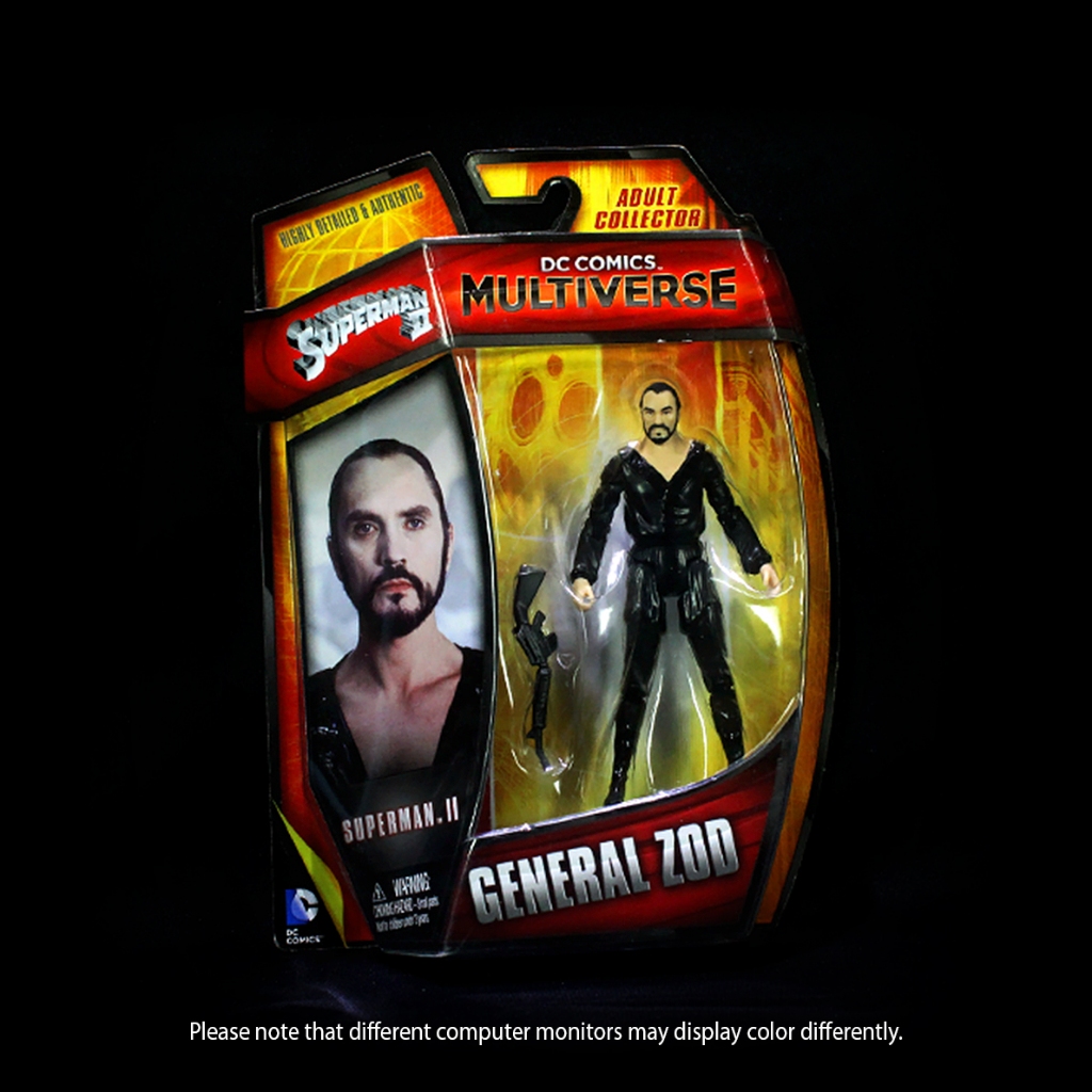 General Zod Superman DC Multiverse Mattel MOC Artikulasi Banyak Skala 3.75 Inch Baru Bersegel