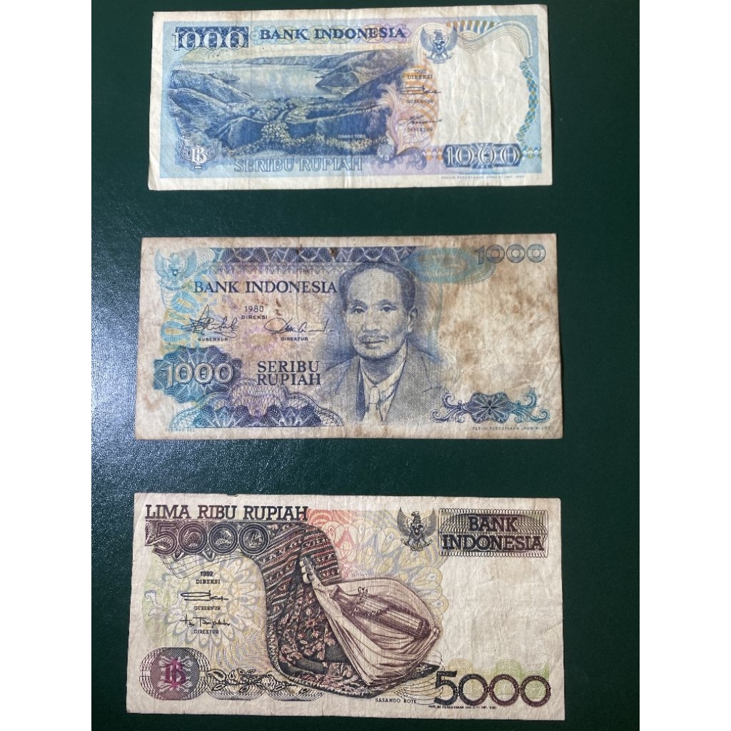 Uang Kuno 3 Lembar Murah Seri (X)