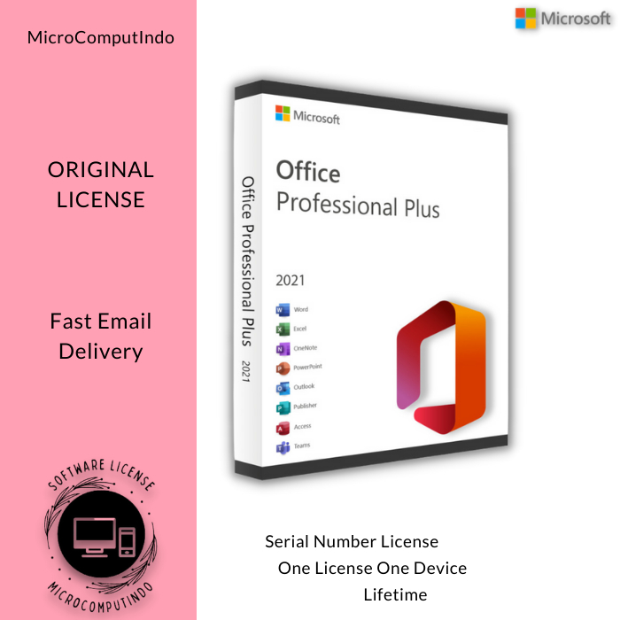 Office 2021 Pro Plus - Kode Lisensi Original Aktivasi