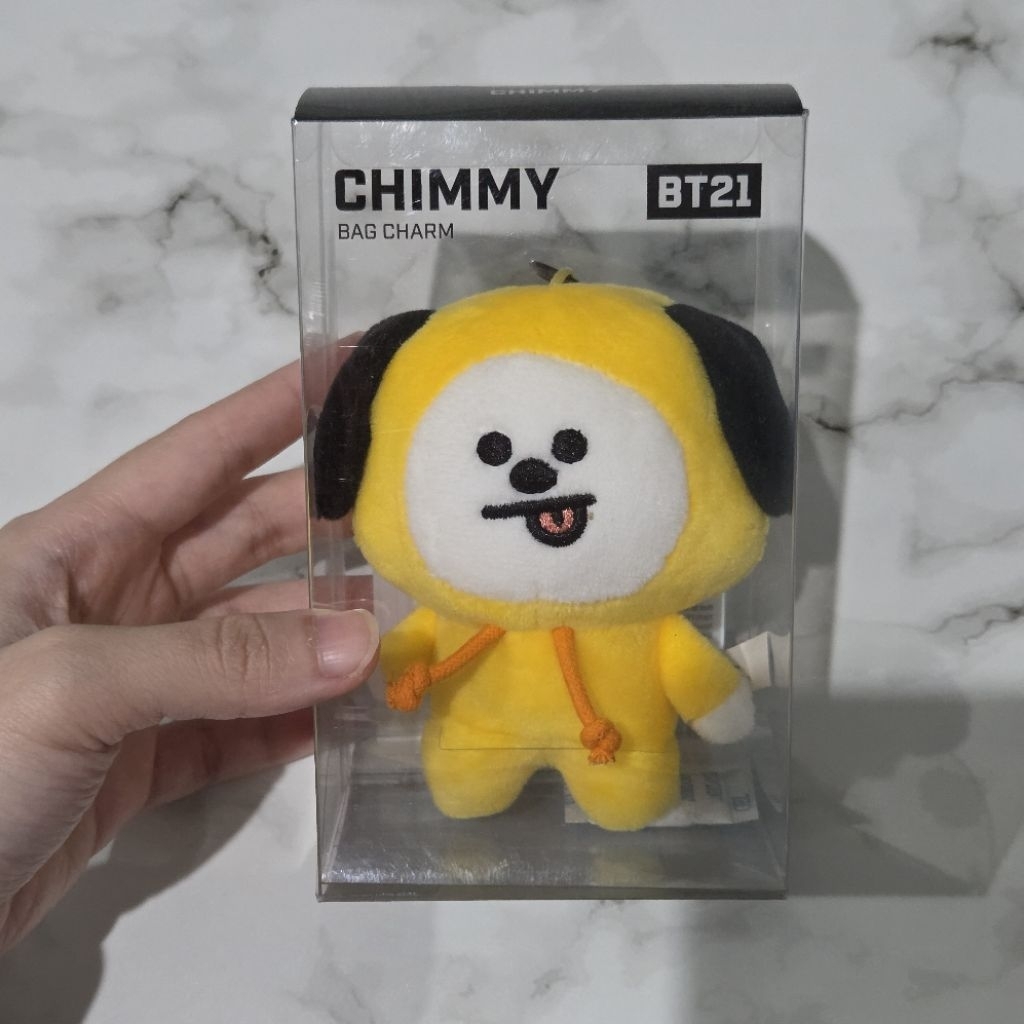 BT21 Official Merchandise: Chimmy Plush Bag Charm - BTS Jimin KPOP Mini Doll Plushie