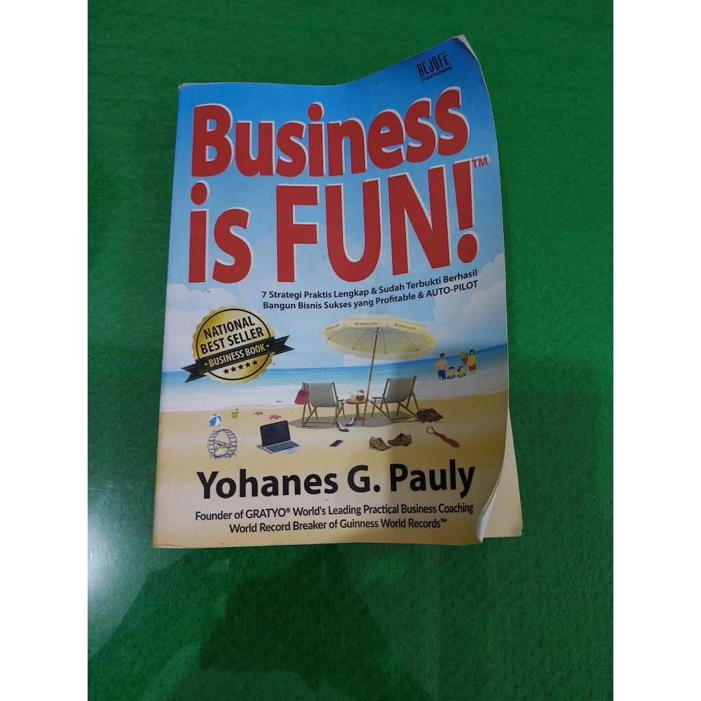 Buku Bisnis Business is Fun oleh Yohanes G. Pauly - National Best Seller Business Book
