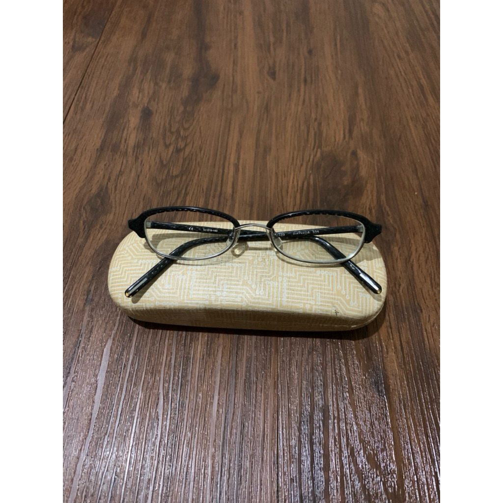 Kacamata MATSUDA 14323 silver titanium Black authentic preloved