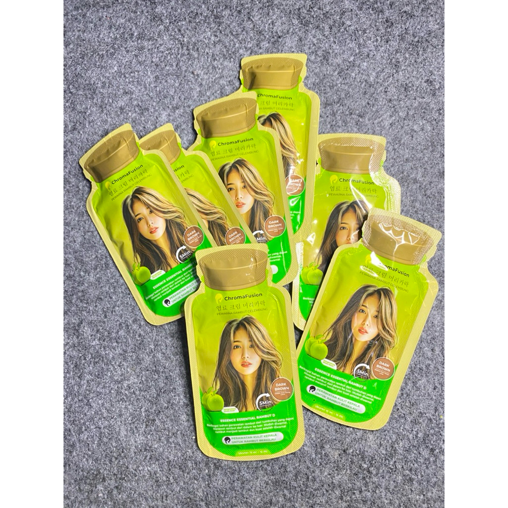 CHROMA FUSHION CAT RAMBUT DARK BROWN