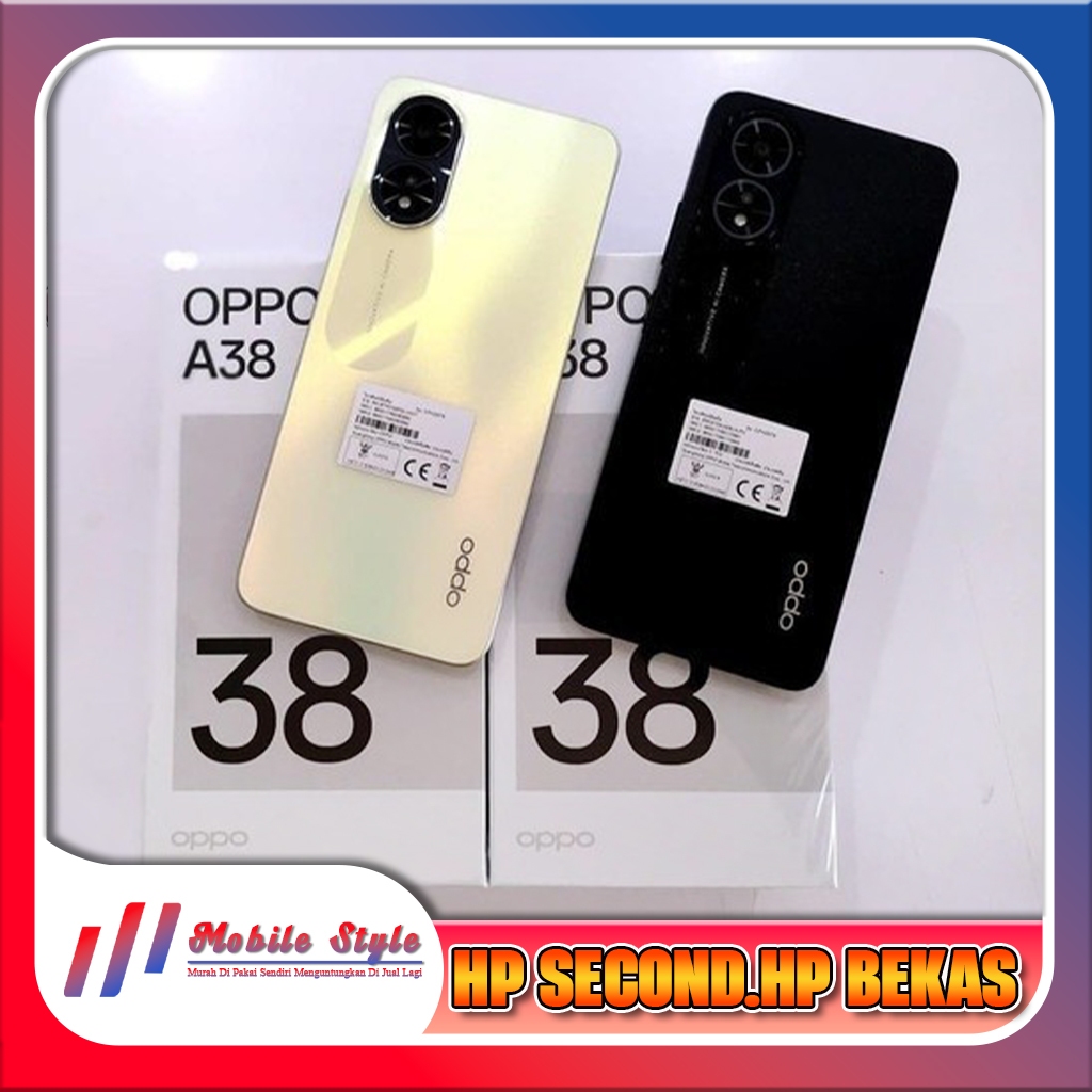 Oppo A38 Ram 4/128GB | Ram 6/128GB Second Mobile Style Store